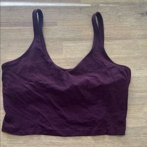 Align tank in plum/burgundy